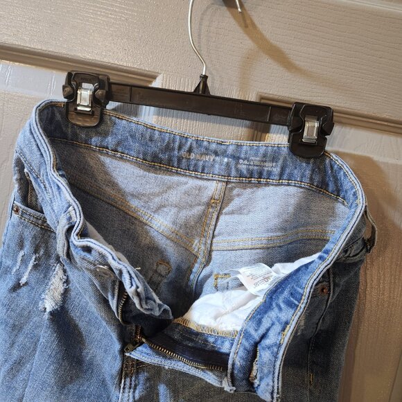 Old Navy OG Straight / Light Worn Cutoff Women's Jeans / Size 2 - Picture 4 of 6